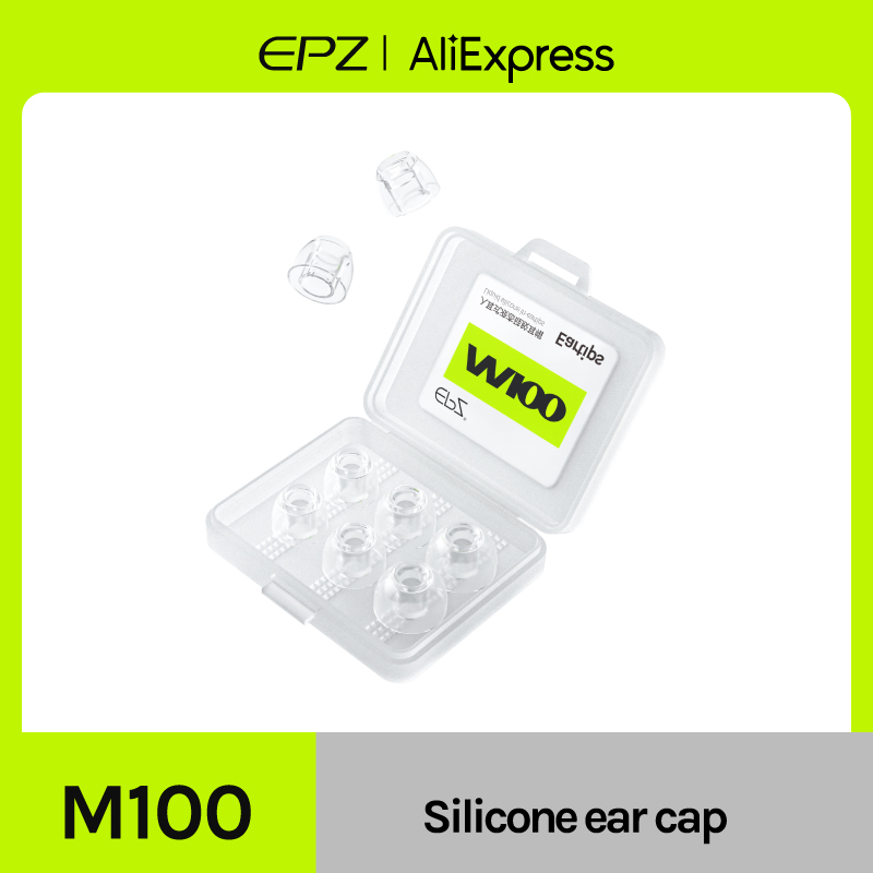 Silicone Ear Tip Replacement - EPZ M100 oordopjes S/M/L vloeibare siliconen
