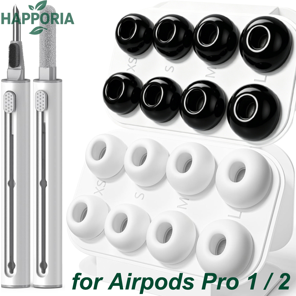 Silicone Ear Tip Replacement - HAPPORIA Vloeibare siliconen oordopjes voor AirPods