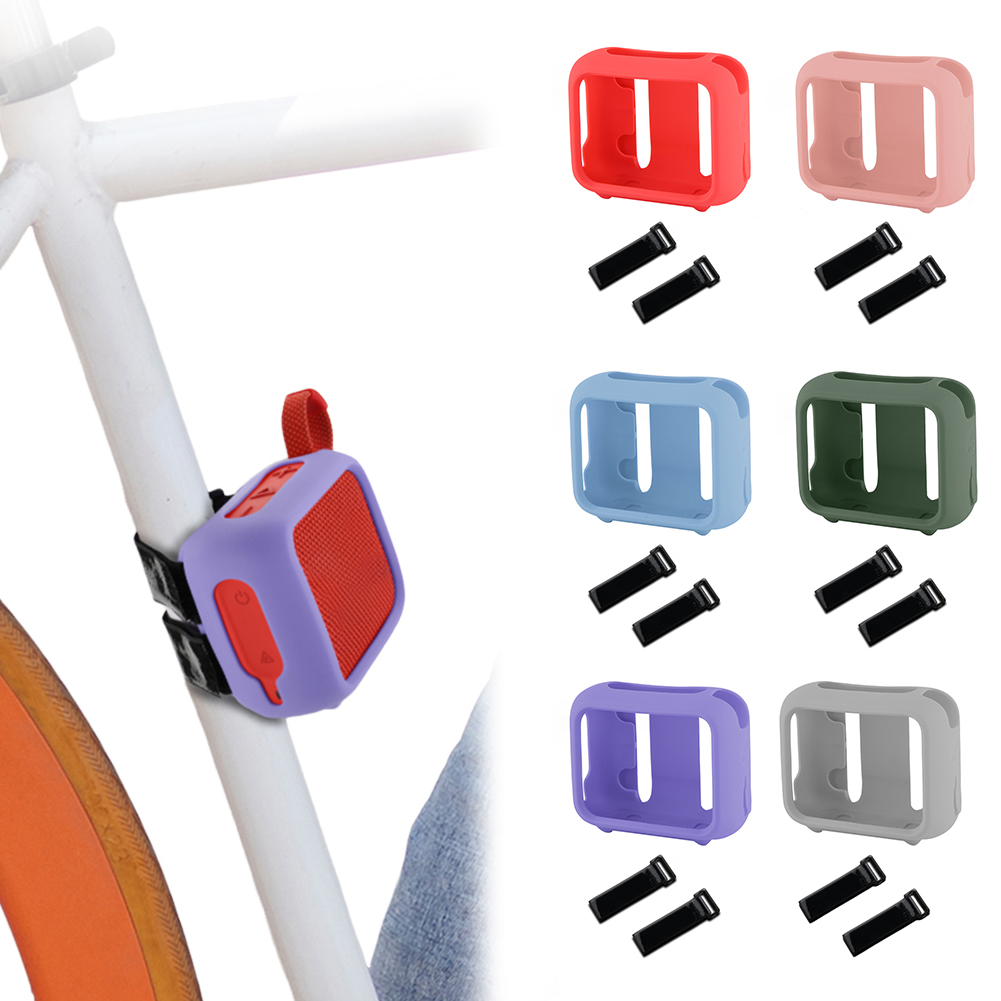 Jbl Speaker Go 4 - Siliconen hoes Reisdraagtas met luidsprekerbevestigingsriem Draagbare