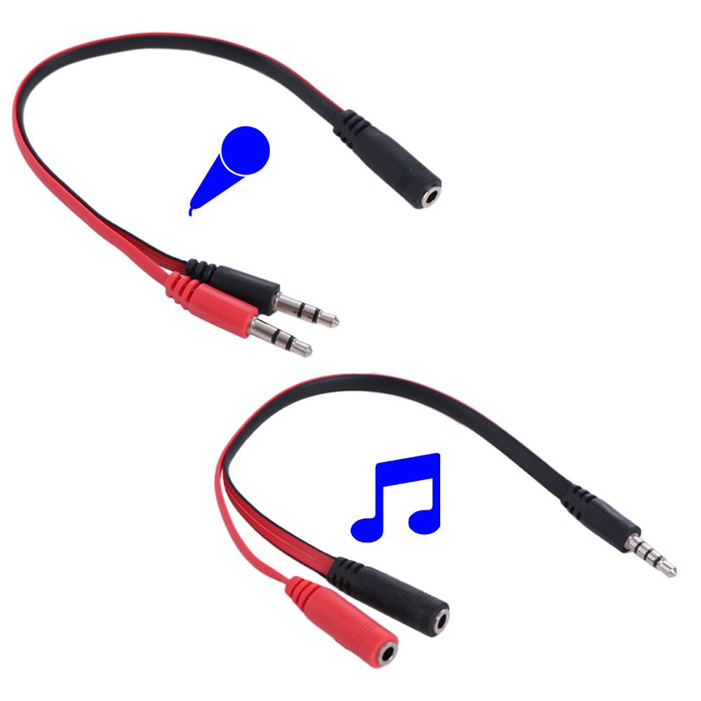 Earphone Splitter Jack - 1 Man Naar 2 Vrouwelijke 3.5