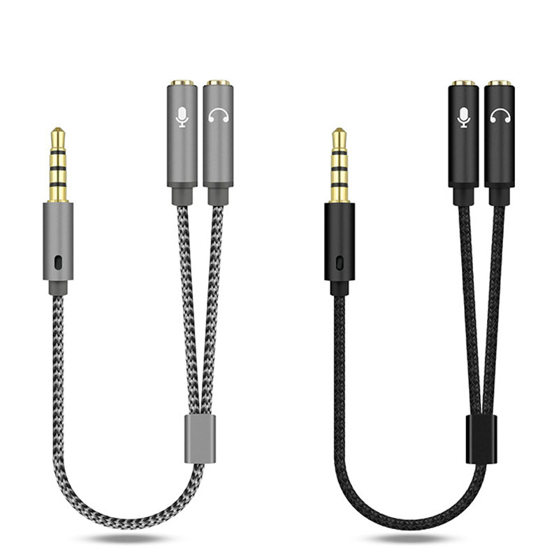 Earphone Splitter Jack - 3.5Mm Audio Splitter Y Jack 1