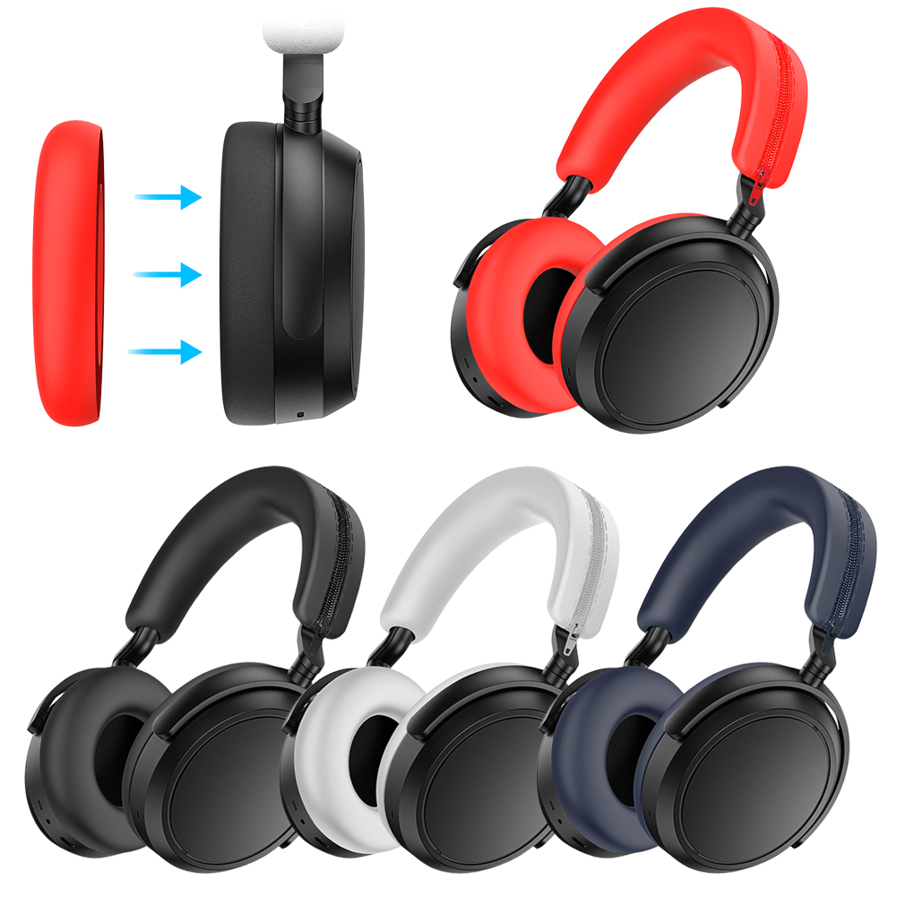 Sennheiser Headphone Momentum 4 - Siliconen hoofdtelefoonhoesje Oortelefoonbeschermer Oorbeschermer Shell Cover