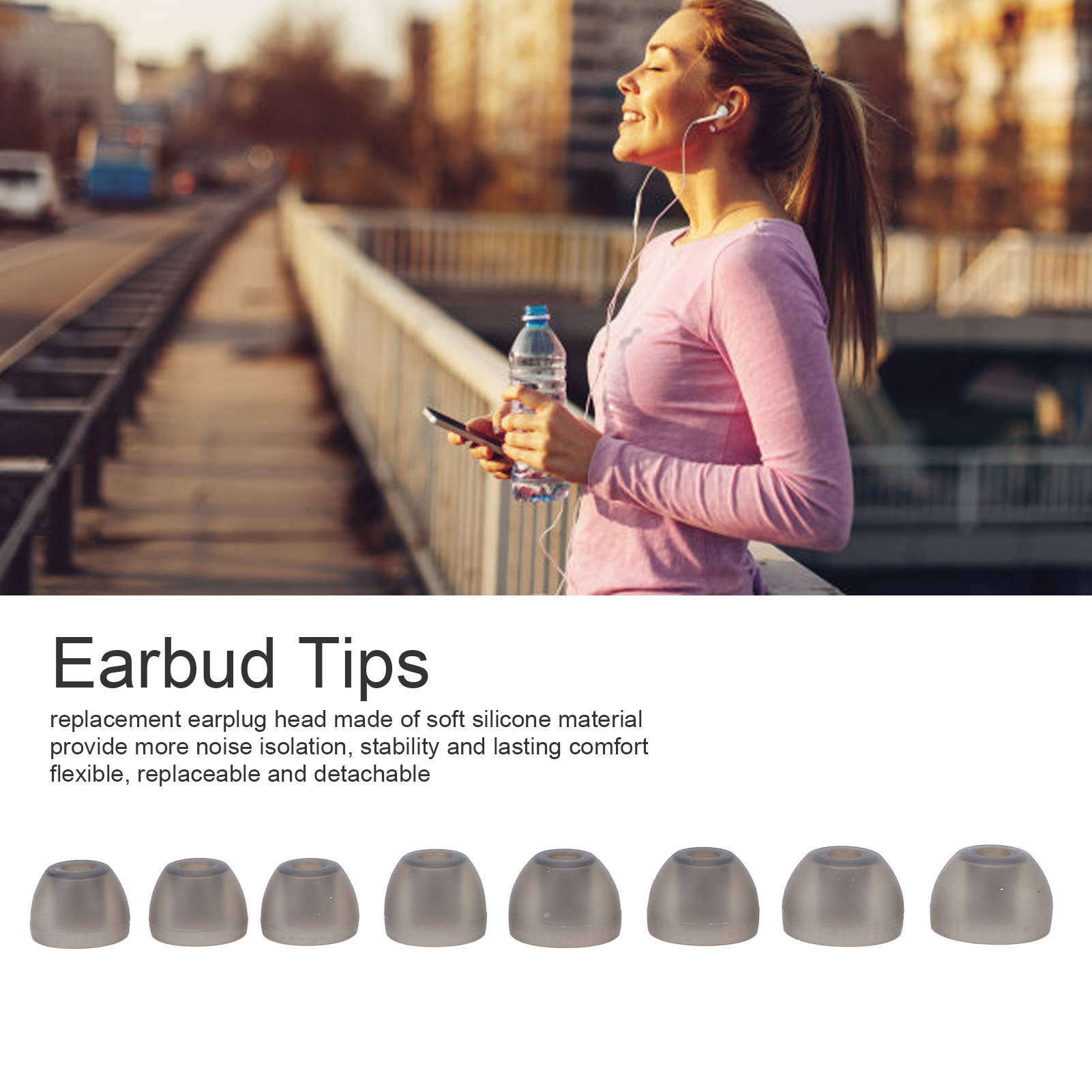 Silicone Ear Tip Replacement - Siliconen oordopjes Vervanging Ruisonderdrukking Comfortabele oordopjes
