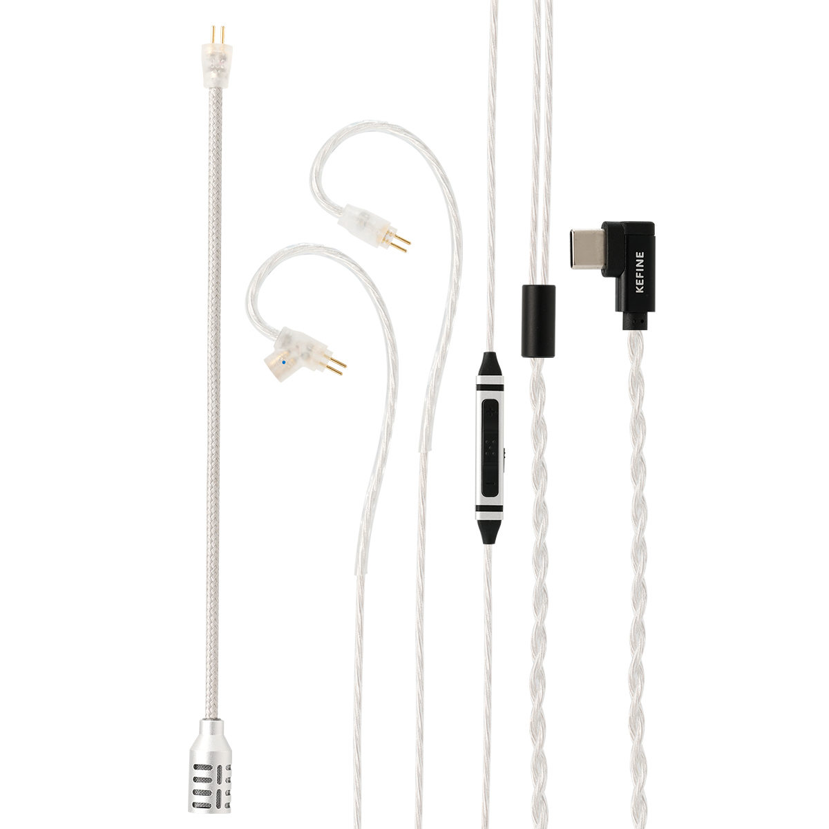 Usb C Earphone - Kefine Gaming-kabel voor HiFi bedrade oortelefoon