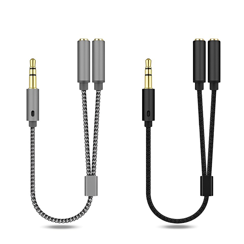 Earphone Splitter Jack - 3.5Mm Audio Splitter Y Jack 1