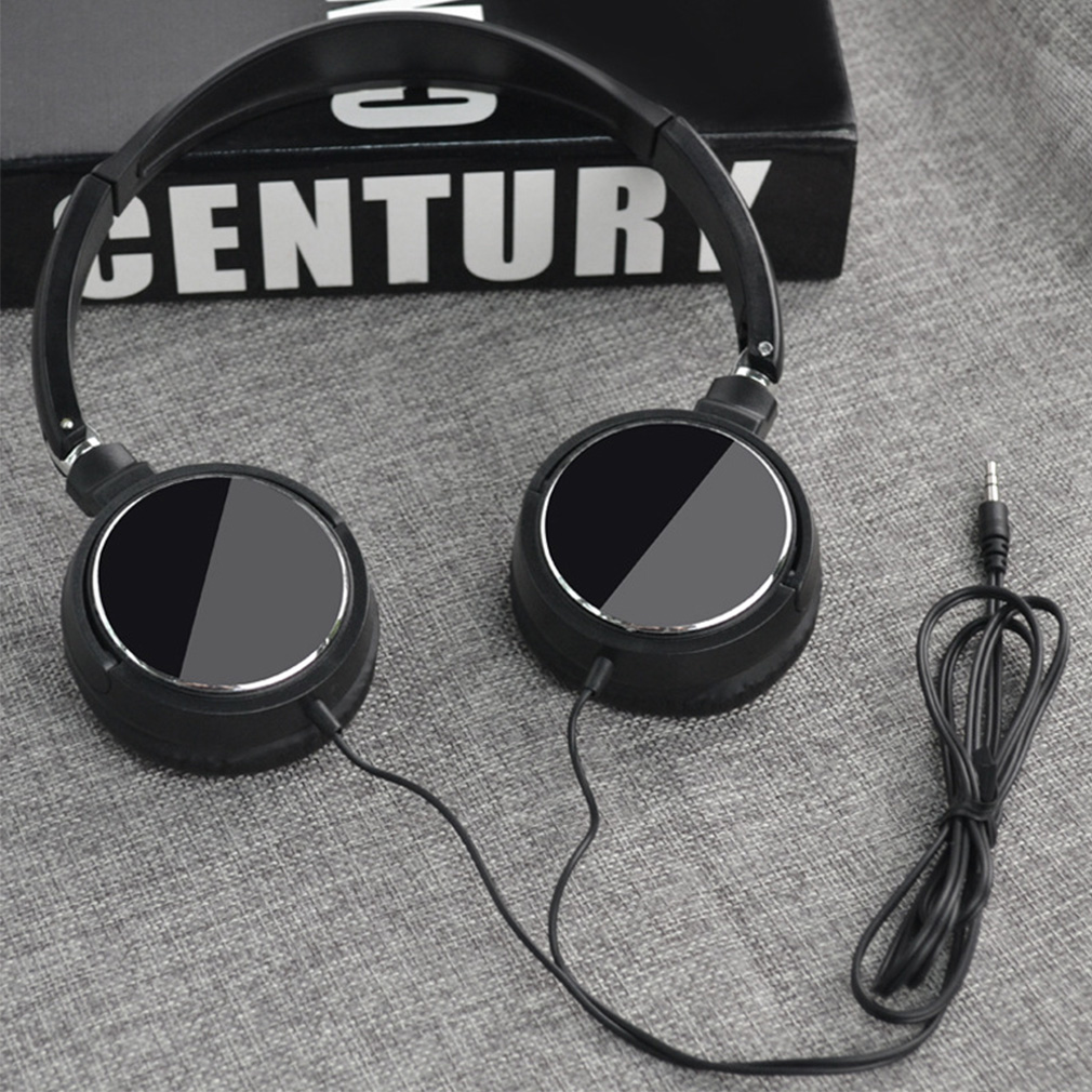Audiophile Headphone Wired - Opvouwbare ruisonderdrukkende sportbedrade oortelefoons Universele 3,5