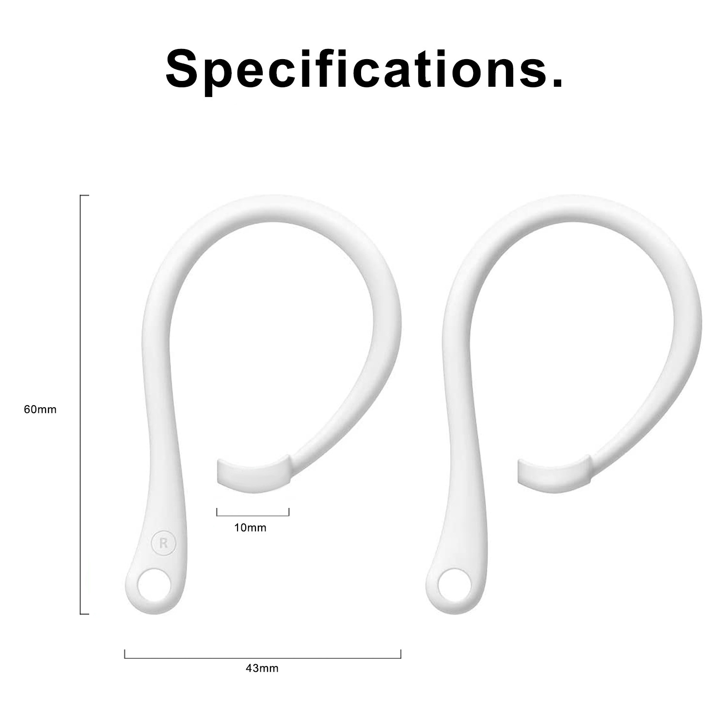 1 paar siliconen anti-verloren - Sports Earphone Hook recensie en prijs