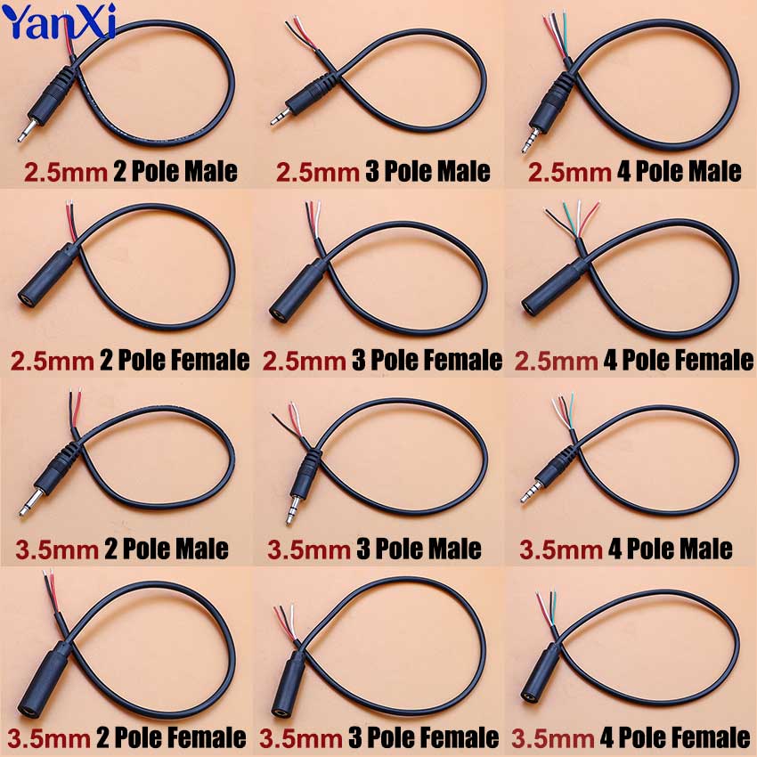 1pcs 2.5mm 3.5mm Mono Stereo A - Audiophile Headphone Wired recensie en prijs