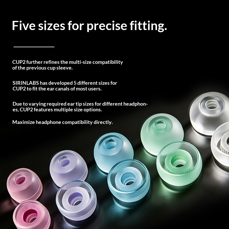 SIRINLABS TipsA CUP2 Siliconen - Silicone Ear Tip Replacement recensie en prijs