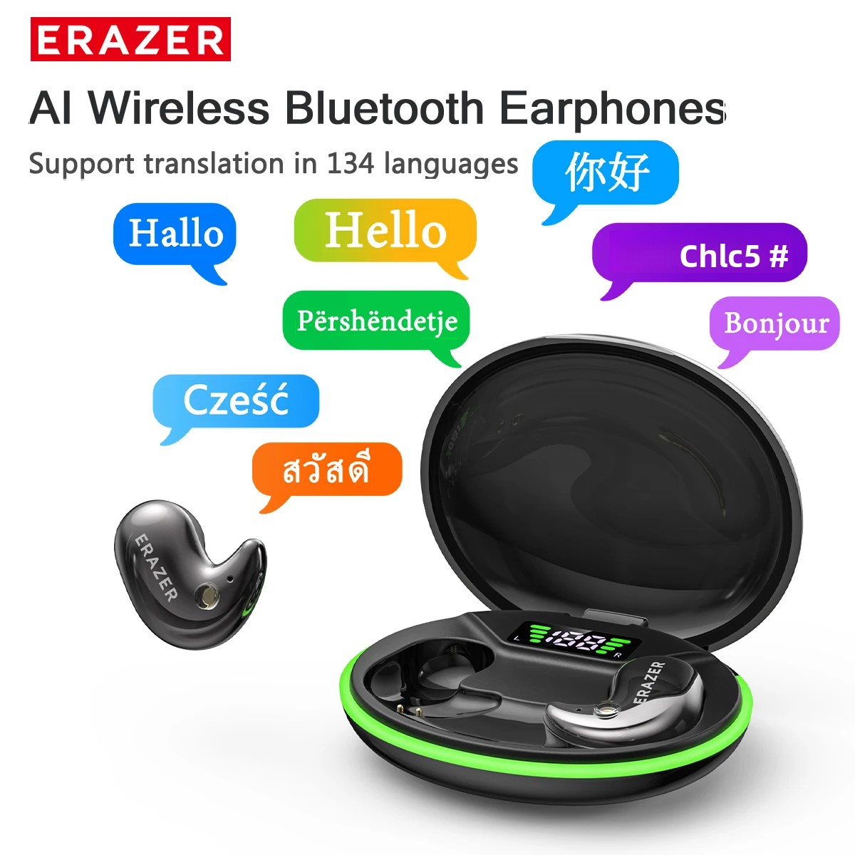 EARZER XF58 In-Ear Bluetooth H - Earbuds Charging Case recensie en prijs