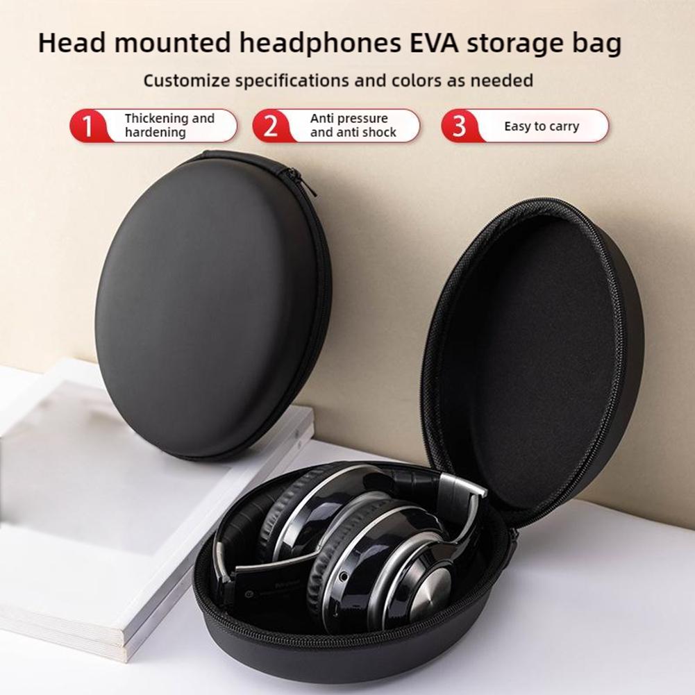 Opbergtas voor oortelefoon PU  - Headphone Case Hard recensie en prijs